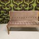 Banc vintage velour 1970 "
