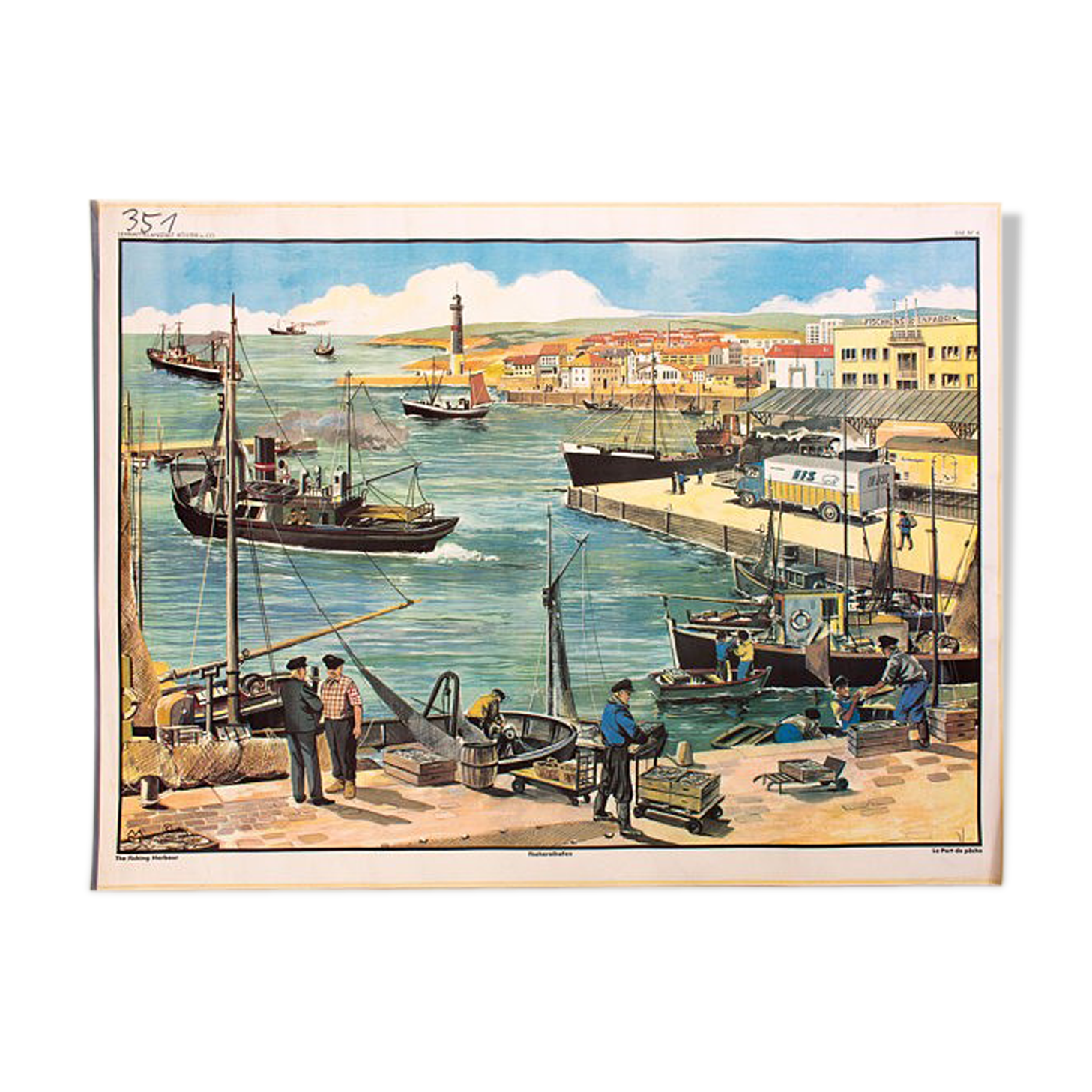 Fishing, educational grid, 1965