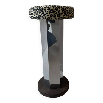 Vintage Leopard Stool