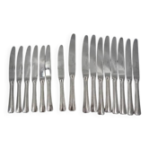 Christofle Hotel steel, set of 16 Art Deco knives, near Boreal Palms.