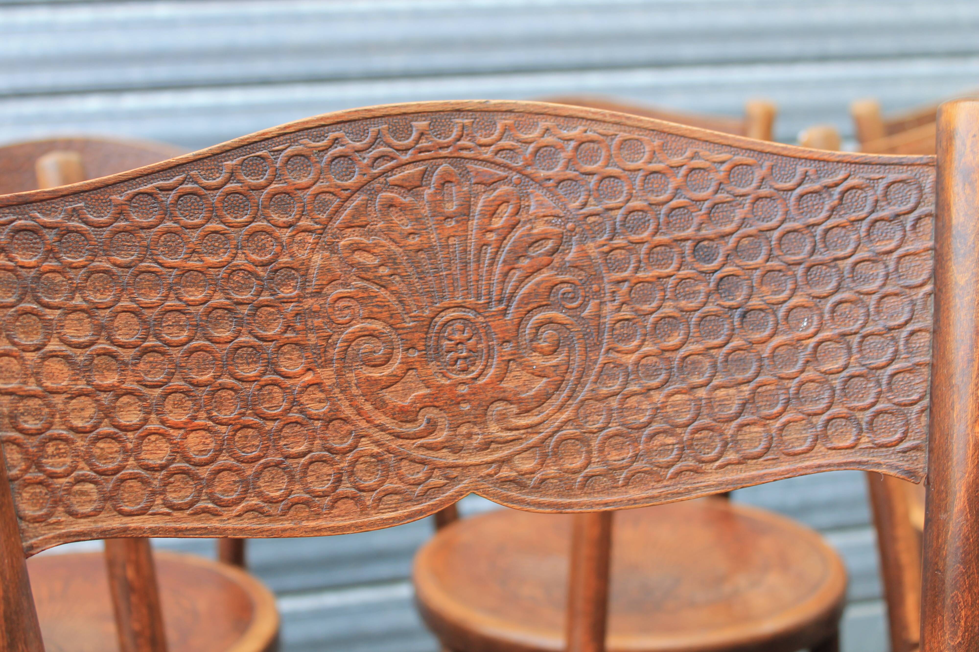 8 Fischel bistro chairs