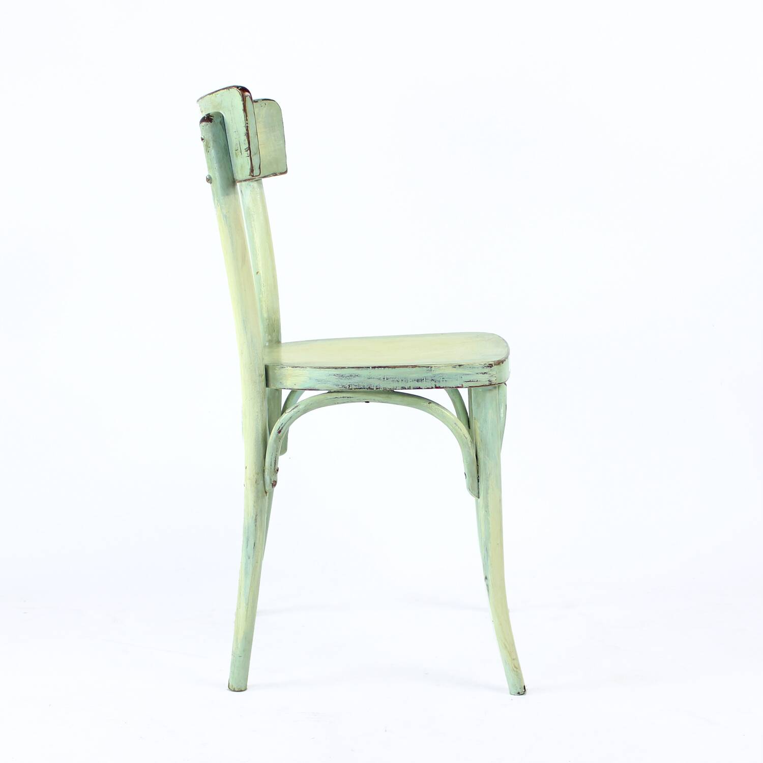 Vintage wooden dining chair, Czechoslovakia 1950s