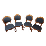 4 Louis Philippe clover chairs