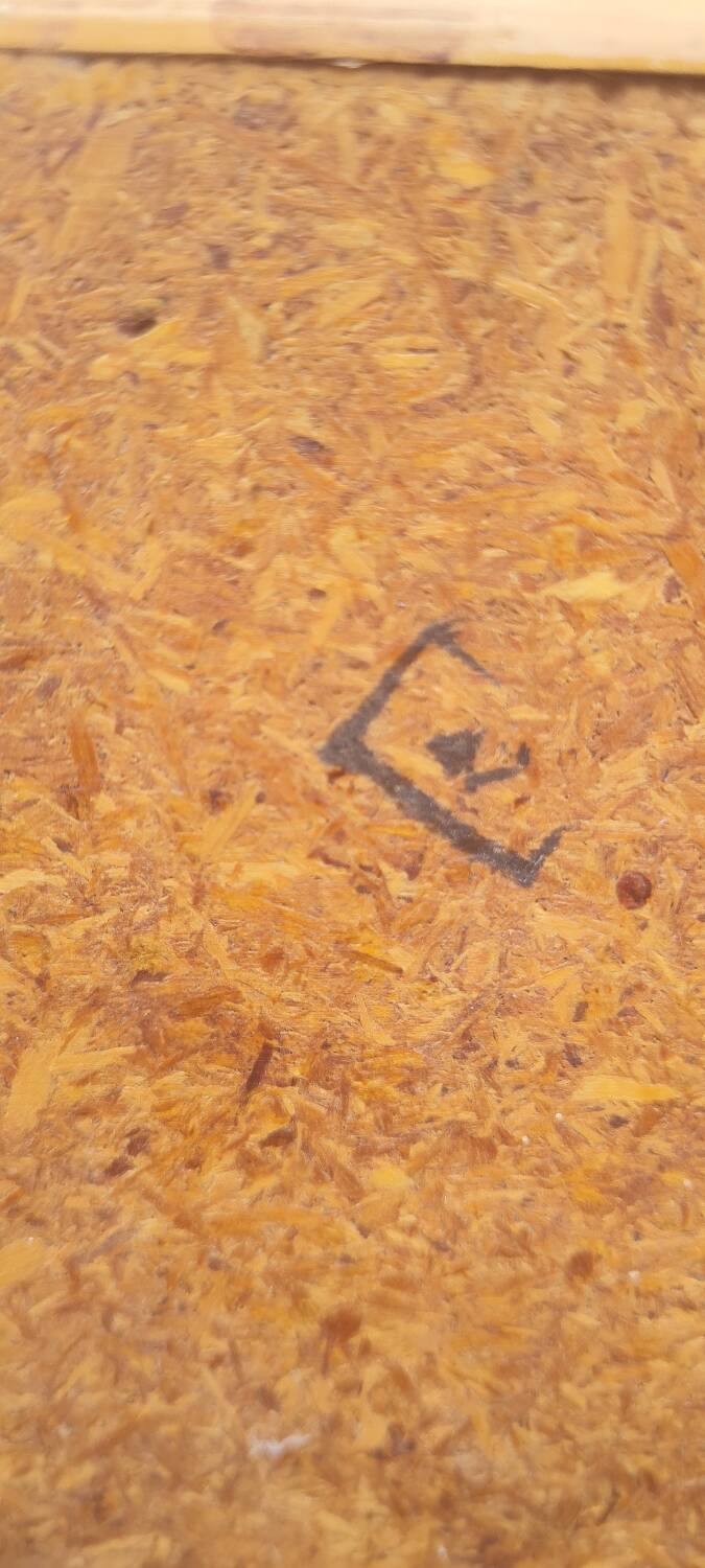 Rattan bedside table 1960