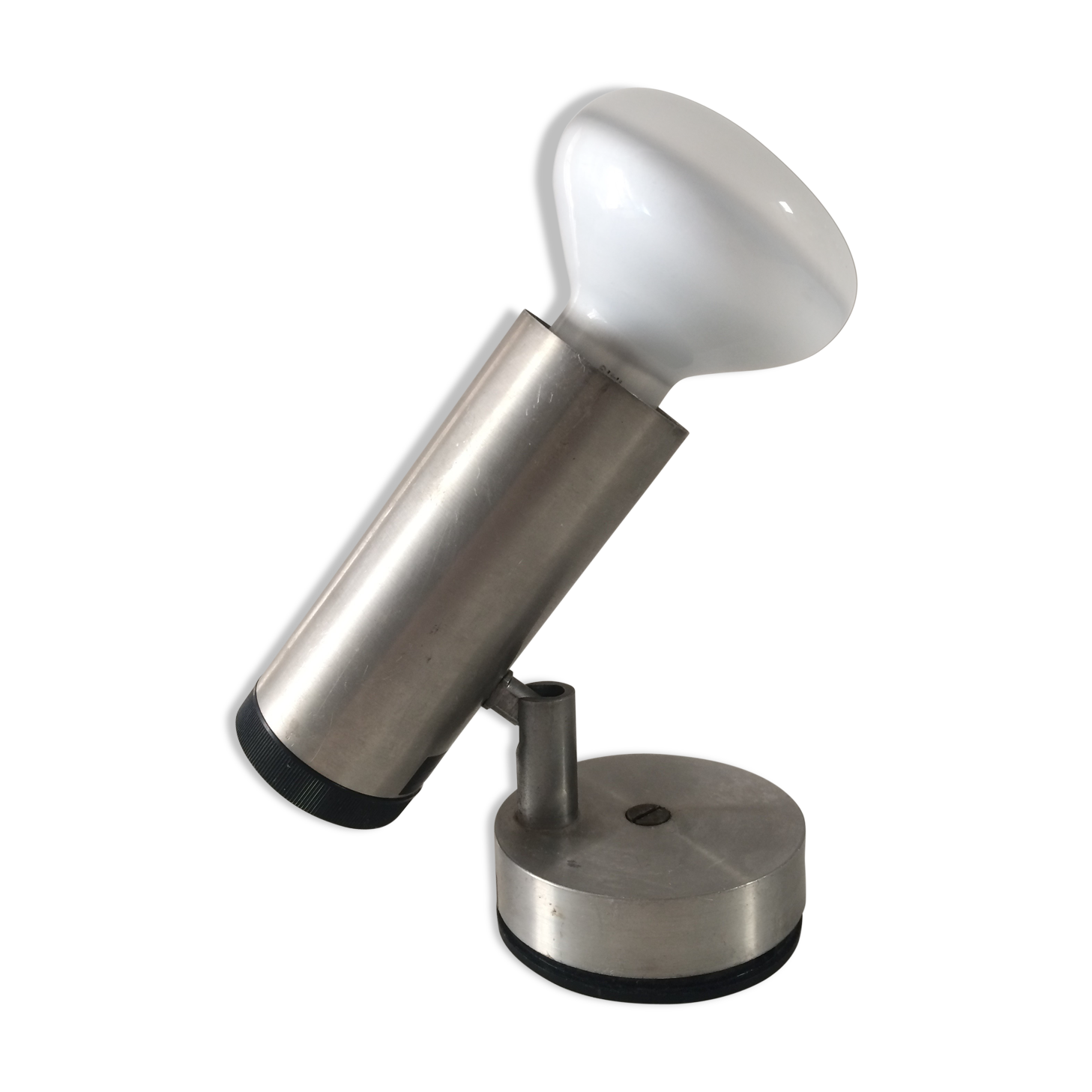 Wall sconce vintage 70s to brushed standard bulb