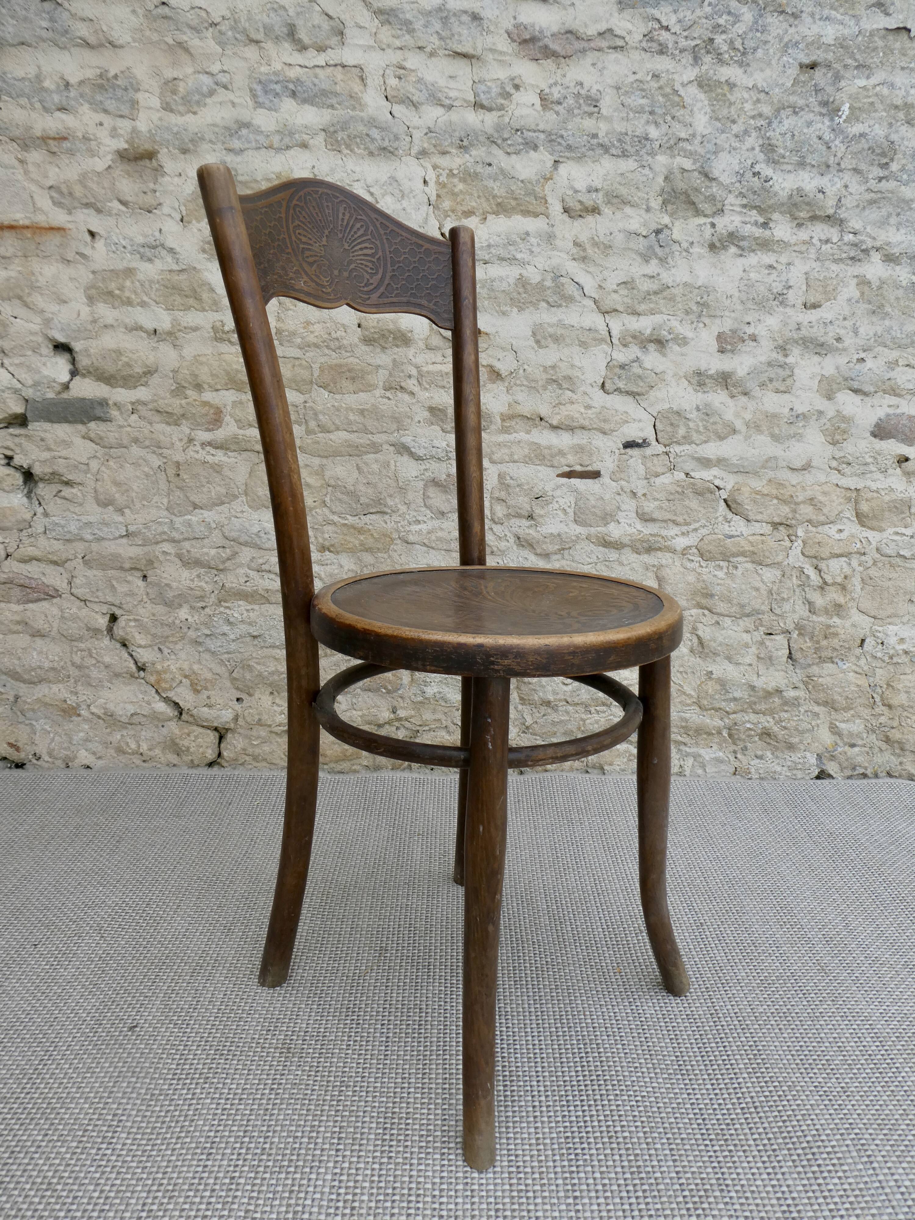 Chaise de bistrot Mundus Vienne Austria, vers 1900