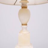 small Marble Table lamps Hollywood Regency 1970s Italy