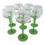 Set of 8 Alsace wine glasses