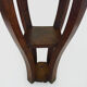 Sharness, wooden Art Deco plant holder, feet in an arc. Art Deco era