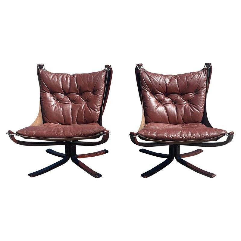 Set of Falcon chairs attributed to Sigurd Ressel, 1970s