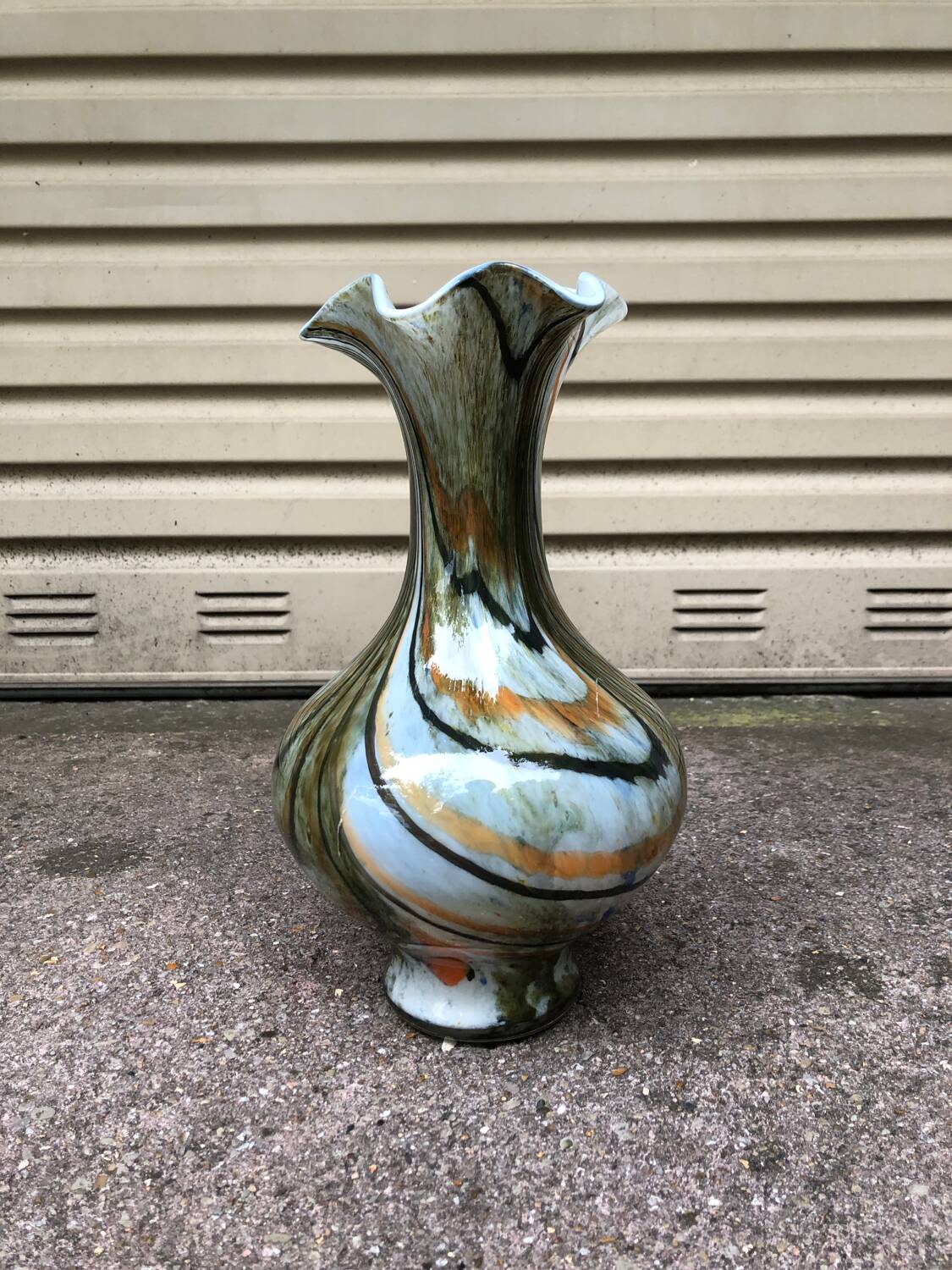 Murano vase from Florence, Italy, 1970s