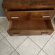 Commode art deco en noyer et ronce de noyer