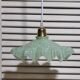 Green Clichy glass pendant