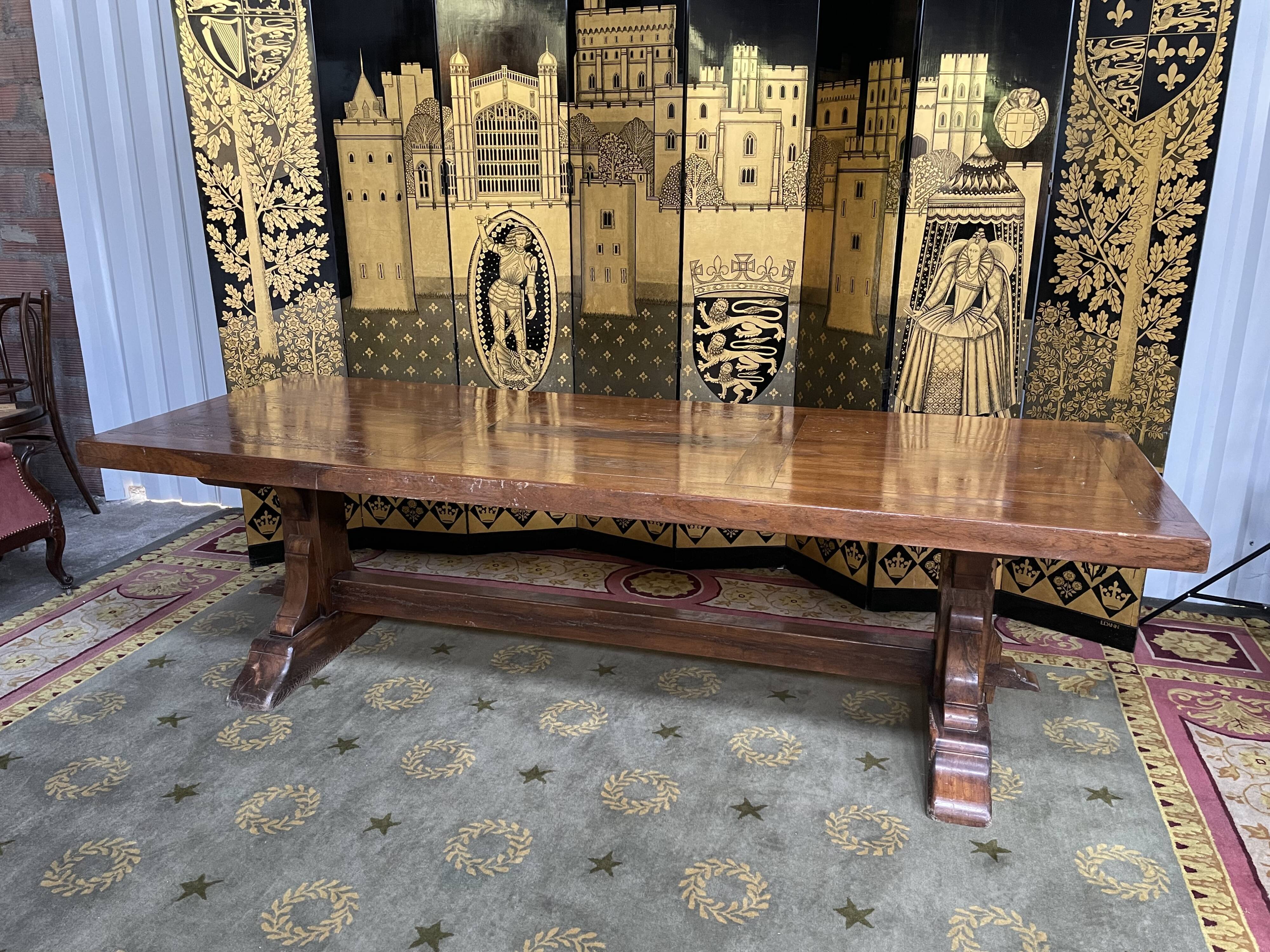 Oak monastery table 250 cm