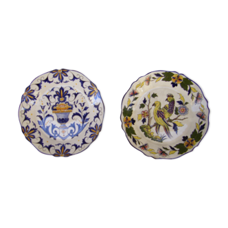 Pair of vintage plates