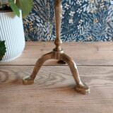 Tripod plant holder in gilded brass