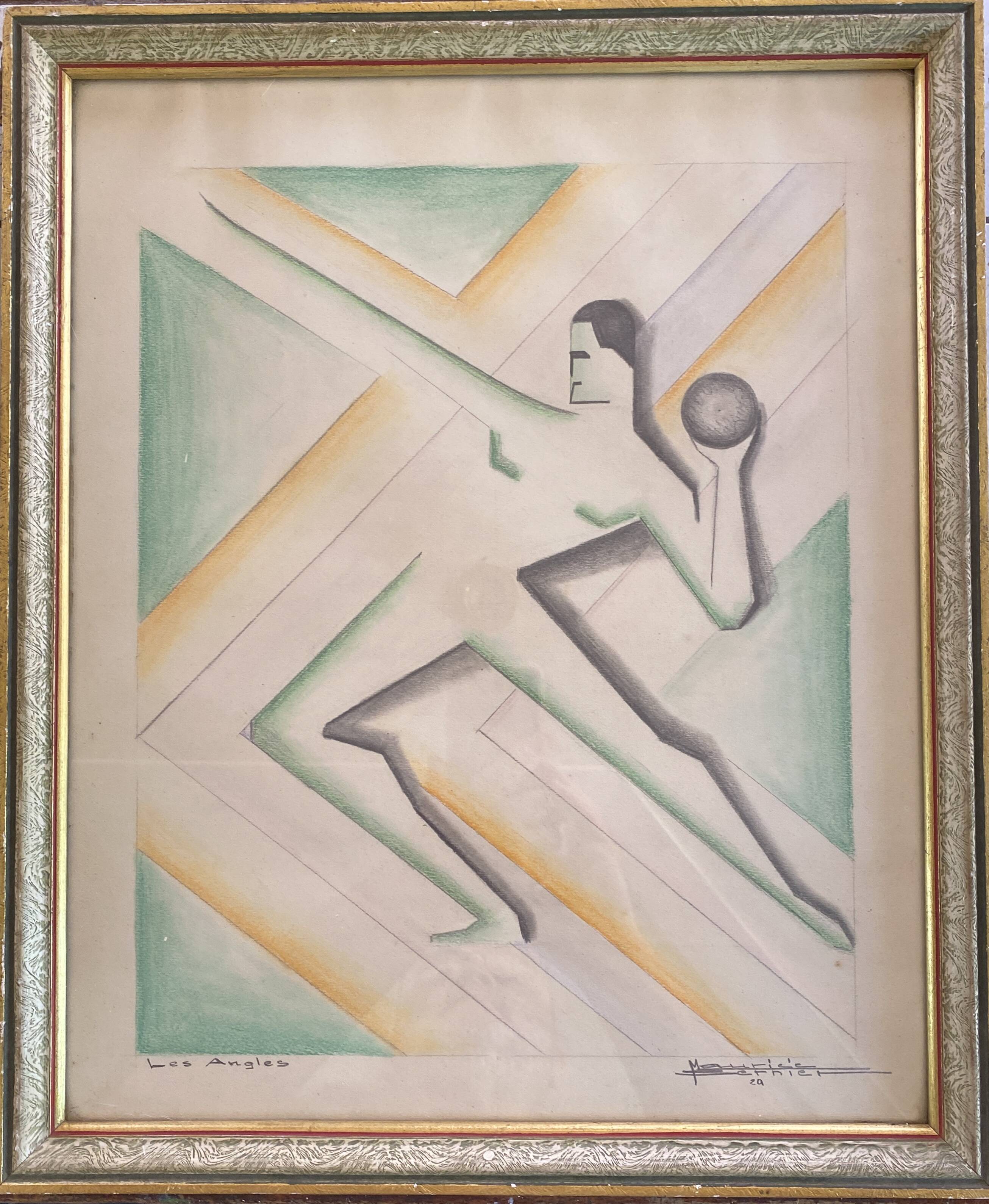 Original Art Deco drawings 1929 pair