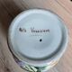 Vintage Ceramic Vase Arte Veneziana, Hand-Painted Flower Decor