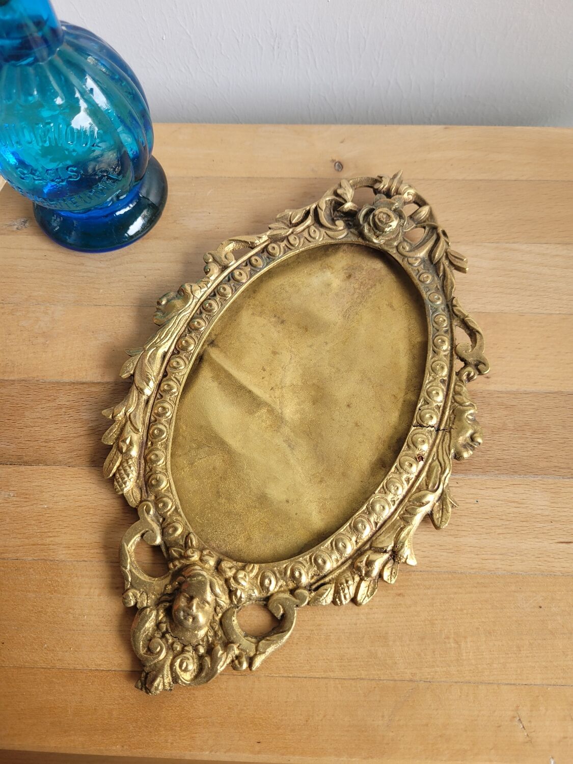 Vintage brass frame