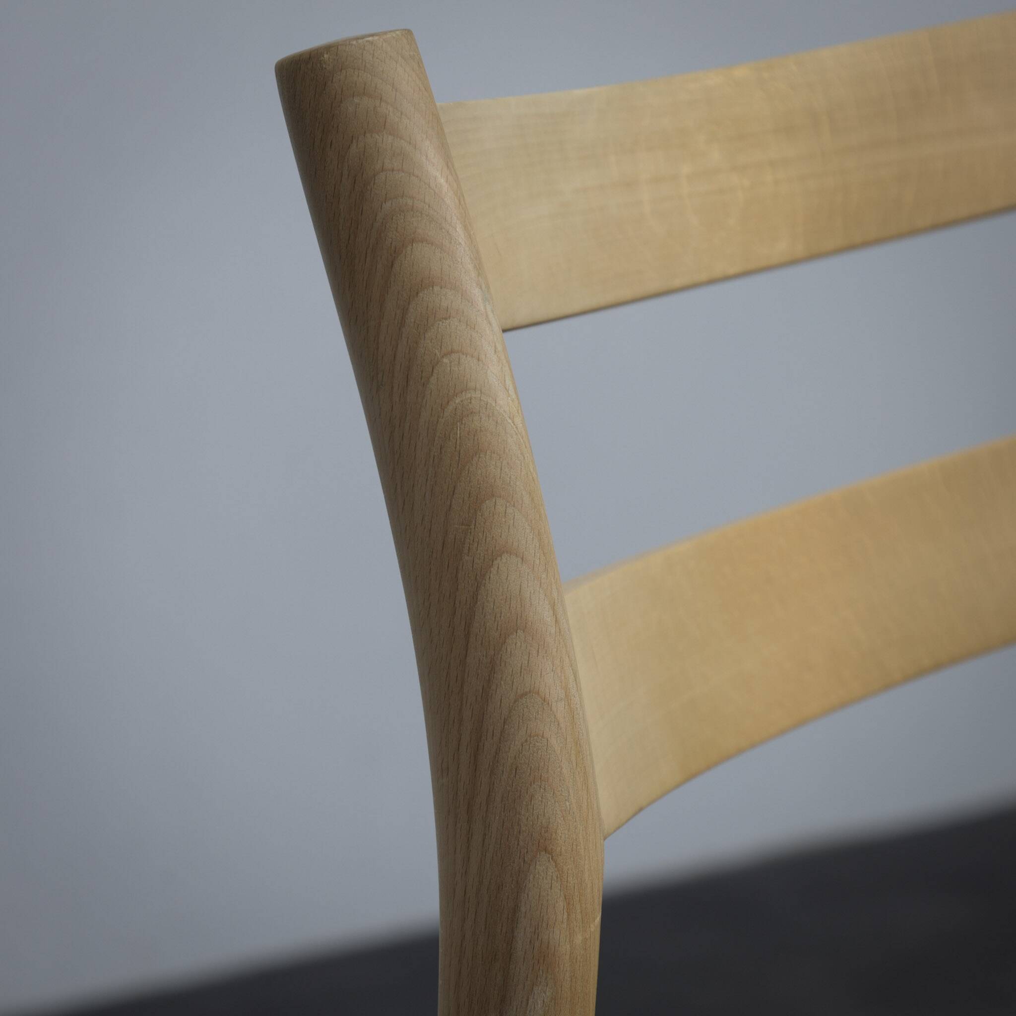Ensemble de 6 chaises de salle à manger modèle 84 par Niels Otto Møller, années 1970.