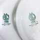 Lot of 6 oyster plates or scallops - Moulin des Loups Orchies