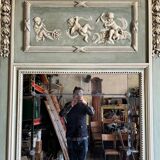 Miroir trumeau glaces type Versailles