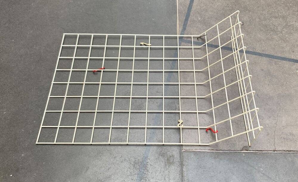 German minimalist Mid-Century coat rack in rope, 1960s