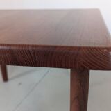 Square Danish coffee table by Niels Bach, in teak