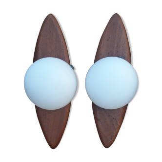 Pair of mural wall sconces by Goffredo Reggiani