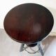 Tinted wooden screw stool
