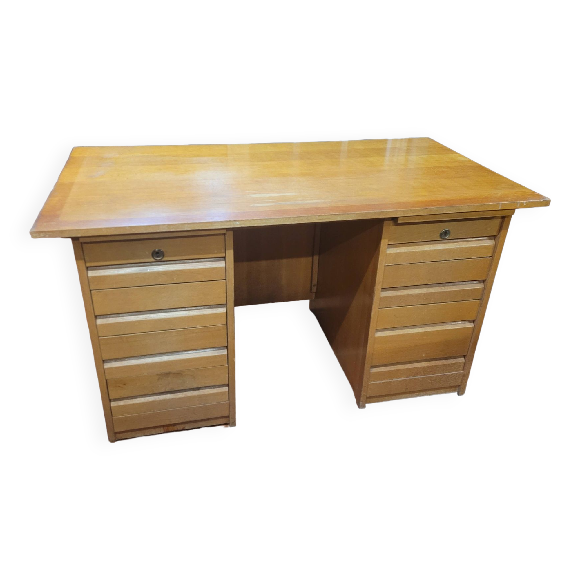 Oak minister's desk from the 60s