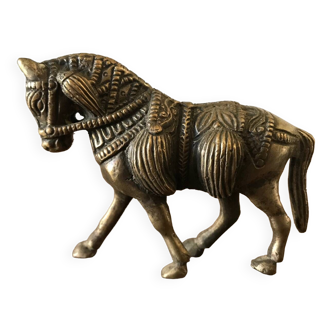 Asian bronze horse statuette sculpture