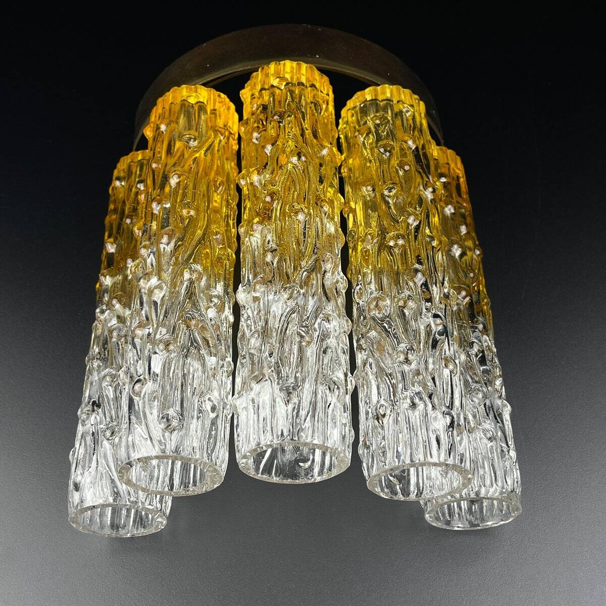 Vintage wall lamp Tronchi by Venini, Italy, 1960s