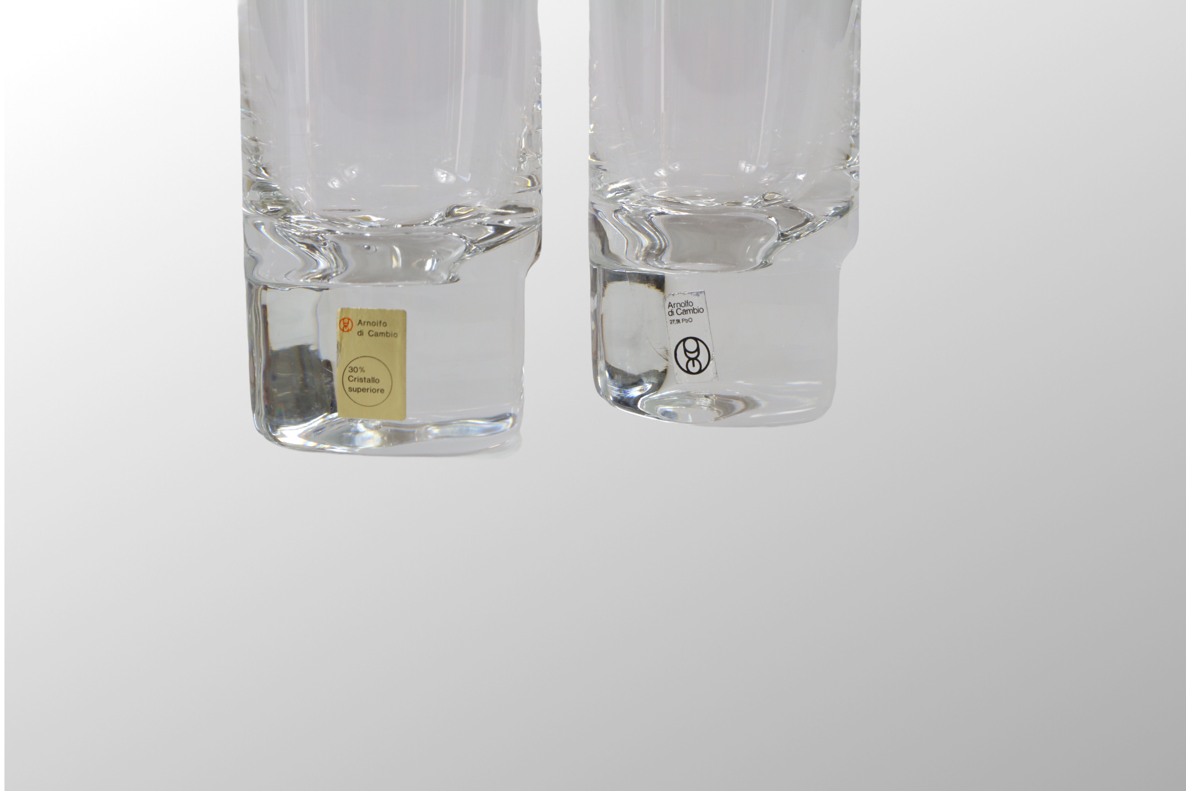 Pair of Arnolfo glasses by designer Marco Zanuso vintage