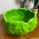 Cabbage salad bowl in slip