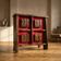 Mid-century brutalist backlit bar cabinet, solid wood, 1970s, Scandinavian style