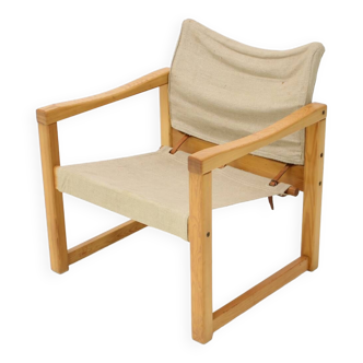 Fauteuil Safari scandinave par Karin Mobring, années 1980