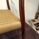 Chaises no78 palissandre/ corde Niels Otto Moller