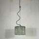 Poliarte, clear Murano glass pendant from 70s