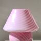 Mushroom lamp Murano pink, 1960