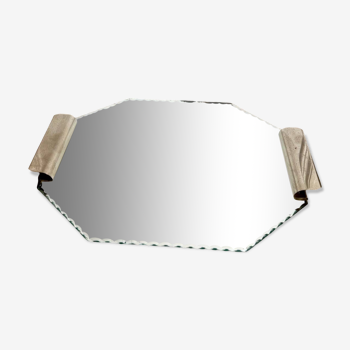 Plateau miroir années 50