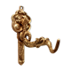 Coat hanger in rococo style, fish, dragon, dutch man and woman