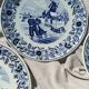 Set of 4 plates Delft Dutch rural life