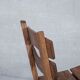 Chaise en bois basse