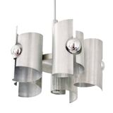 Space Age Chandelier Model D-155 by Polam, Poland, 1960s