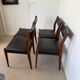 Lot de 4 chaises vintage scandinaves
