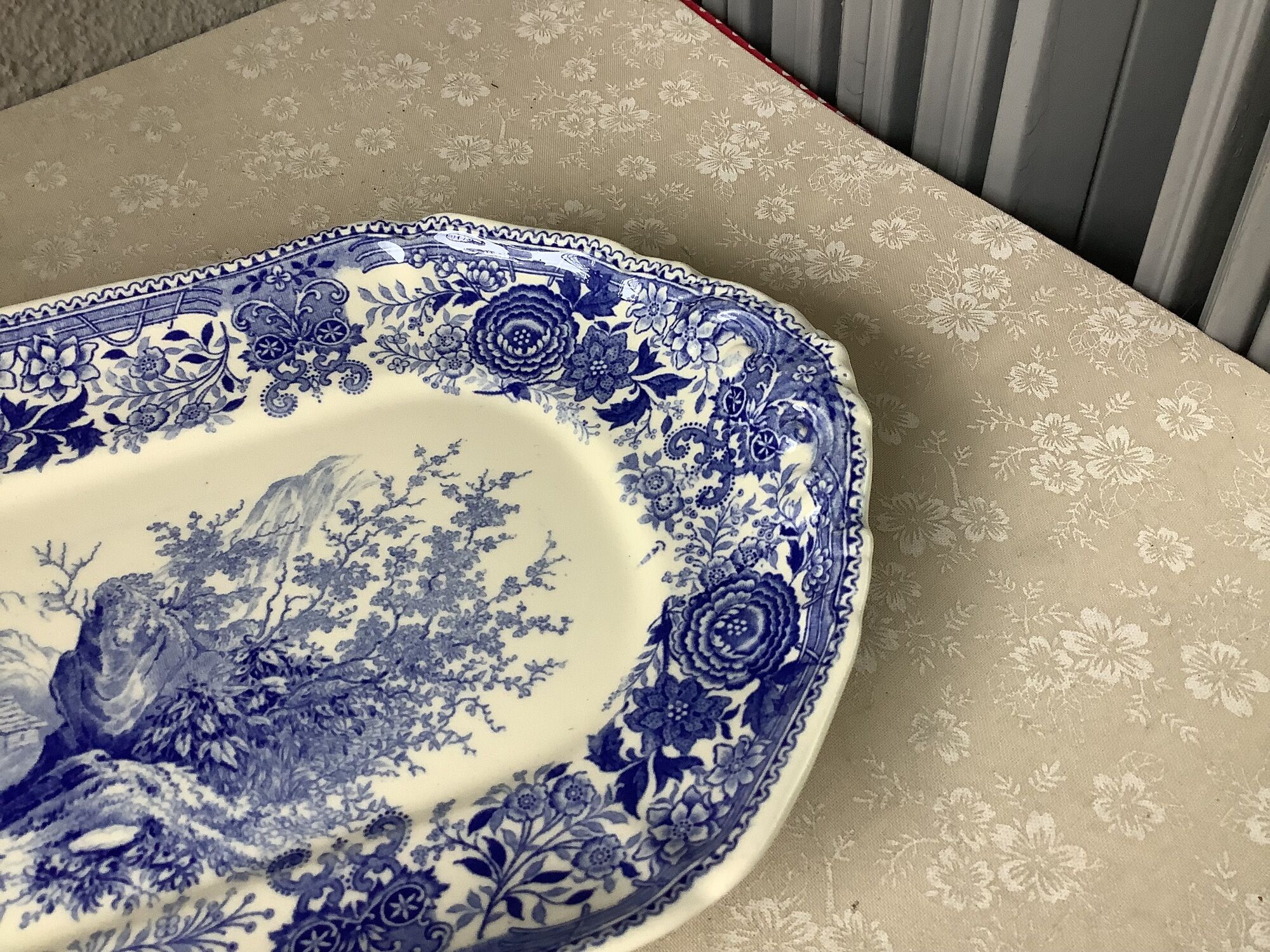 Plat à cake villeroy & boch burgenland signé vbm germany