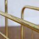 Magazines vintage brass metal door