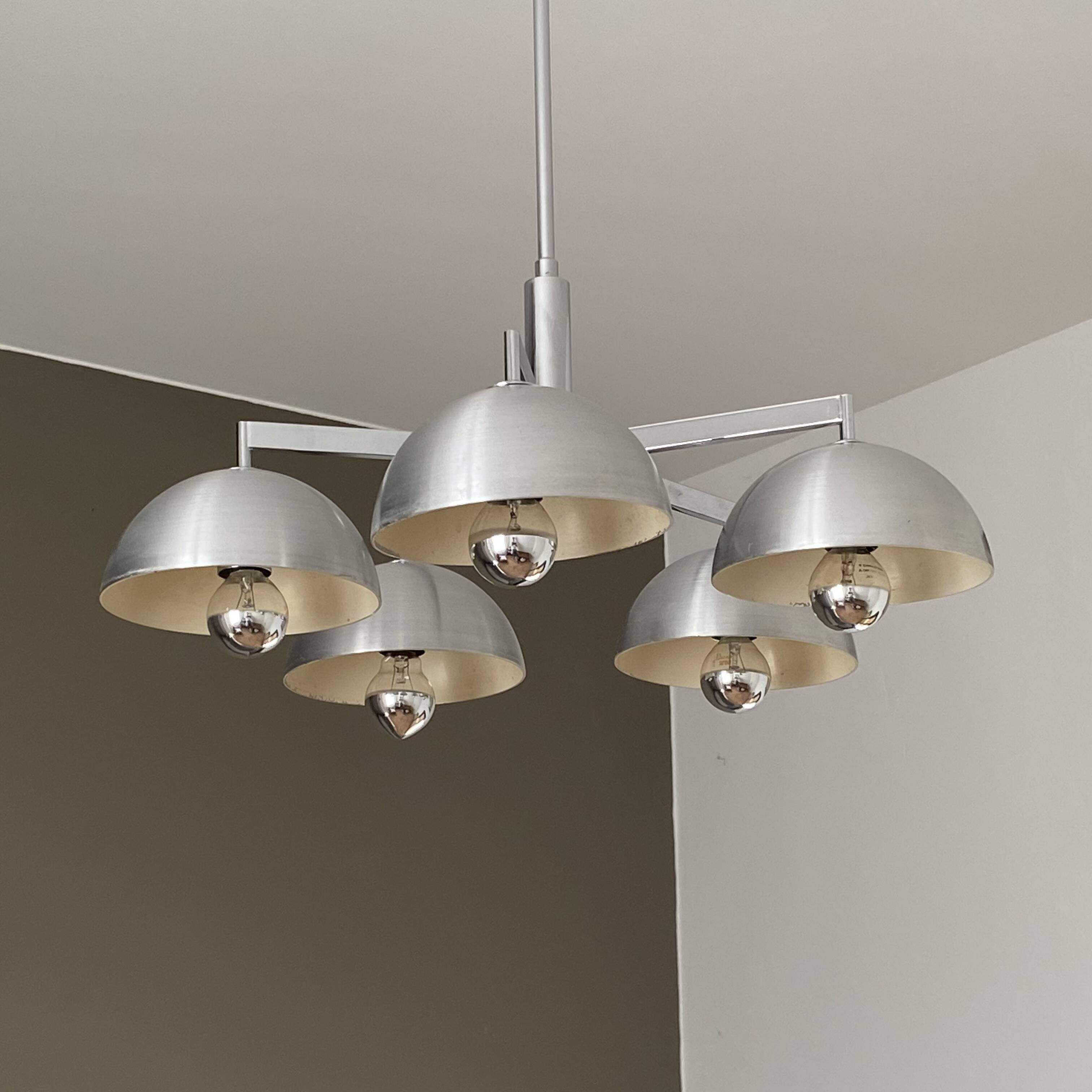 Lustre Sputnik Jean Gandelin. 1970. Space age.