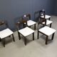Vintage Brutalist Dining Chairs, Set of 6 - 1960s